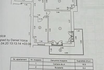 Apartament intabulat, 3 camere, 2 bai, etaj 1, Avantgarden IV , Brasov - 12