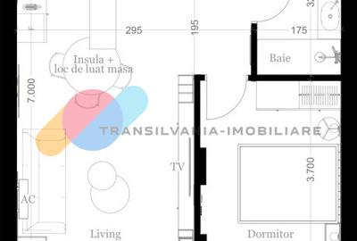 Apartament 45mp, balcon 10mp, zona Eroilor - 10