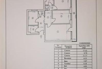 Apartament 3 camere Tineretului