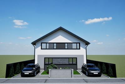 Duplex, 94mp utili, 360mp teren, 4 camere, curent trifazic-Giarmata-vii - 18