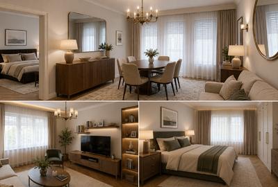 Apartament 3 camere parter in vila plus garsoniera demisol si curte. - 6
