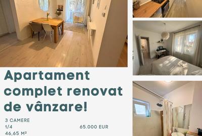 Apartament cu 3 camere de vânzare în Sfântu Gheorghe, pe strada Romulus Cioflec - 1