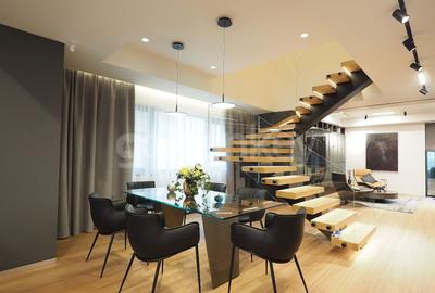 Penthouse cu 4 camere decomandat, mobilat în Primăverii