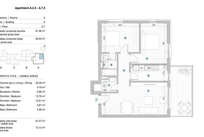 Apartament 3 camere | Bloc Nou Finalizat | Baneasa - 22