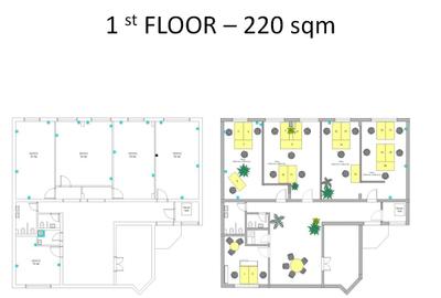De inchiriat - SAD - 220 mp - str. Diaconu Coresi - 13