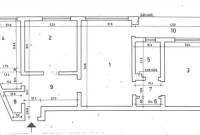 Apartament cu 3 camere semidecomandat în Titan