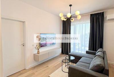 Apartament cu 2 camere semidecomandat, mobilat în Pipera