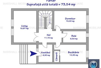 Vila cu 5 camere de vanzare, zona Transilvaniei, 168 mp #16552 - 12