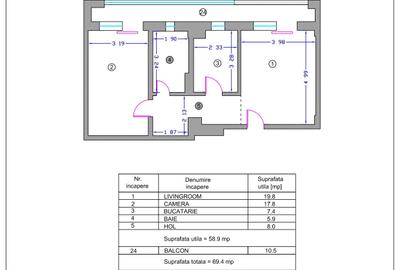 Spații moderne de birouri , suprafete 70 - 121 mp, PARCARE PROPRIE, cladire 2026 - 17