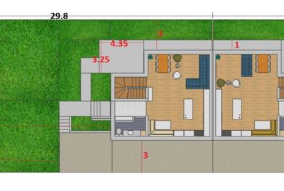 Duplex, 195mp, 5 camere, Dambu Rotund - 9