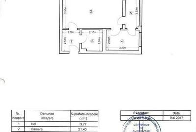 Garsonieră 41mp centrală bloc nou PARTER + Optional: Studio Video - 8