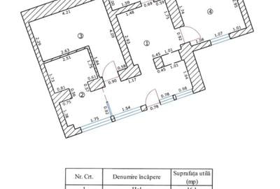 Apartament la casa, 2 camere, 53,80 mp, centrul vechi  Brasov - 6
