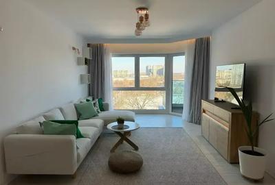 Apartament cu 2 camere semidecomandat, mobilat în Floreasca