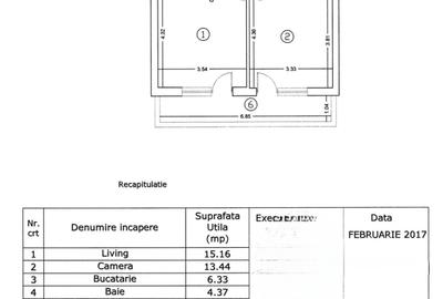 2 camere Aleea Mizil bloc 2017 etaj 2/3 centrala proprie si loc parcare - 37