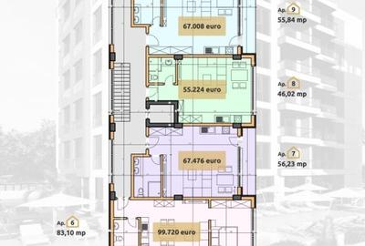 #TVA INCLUS# Studio- Mamaia Nord - OBA Lake- Proiect finalizat. - 8