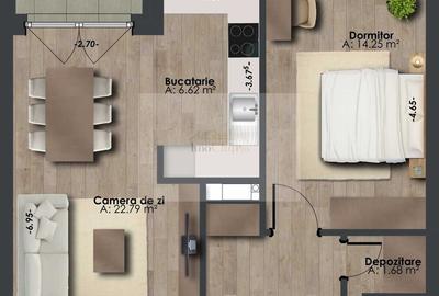 🏡 Apartament Premium cu 2 Camere | Terasă 14 mp | Parcare Subterană | - 8