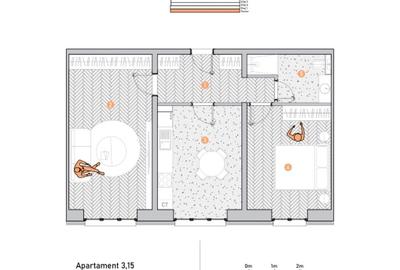 Apartamente 2 Camere Direct de la Dezvoltator / Melchisedec Residence - 4
