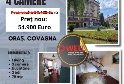 De vânzare apartament cu 4 camere în orașul Covasna!