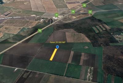 Vanzare Teren 28,000 MP Intravilan Tarla 8-Ștefăneștii de Jos, Zonă nod A3 – A0 - 3