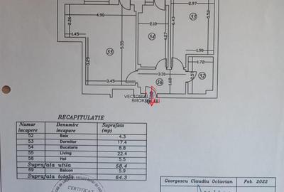 PARC TEILOR / 2 CAMERE DECOMANDAT / 65MP / PARCARE SI BOXA - 14