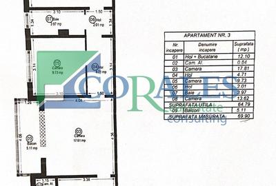 Girocului - 3 Camere, parter, cu centrala proprie! - 10