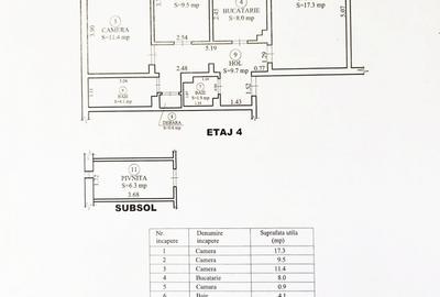 COMISION 0% Apartament 3 camere decomandate/2 băi/balcon/pivniță/Siretului - 18