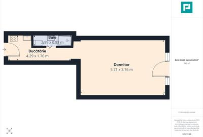 Apartament 1 cameră – ultracentral, Piața Victori - 12