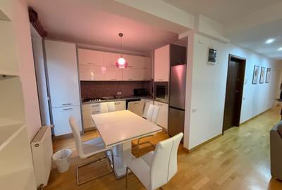 Apartament cu 3 camere semidecomandat, mobilat în Herăstrău