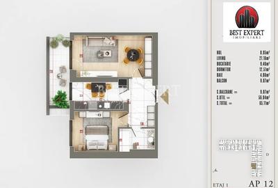 Apartament 2 Camere Zona Linistita -acces rapid STB 3 Min - 2