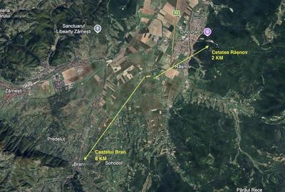 Teren Construcții extravilan de 9998 mp, în Pănicel