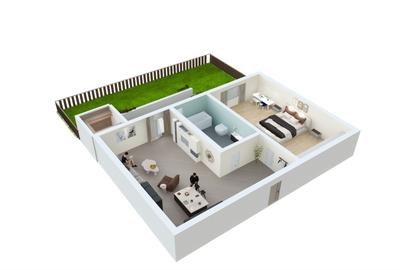 Apartament cu 2 camere decomandat în Terezian