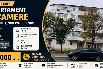 Apartament cu 2 camere semidecomandat în Central