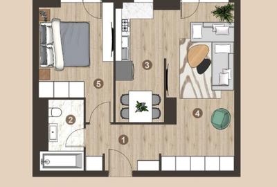 2 camere | Prima închiriere | First Estates Pipera | Încălzire gratuită iarna - 19