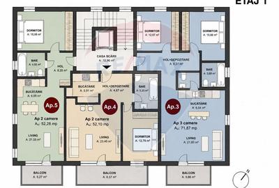 Apartament cu 2 camere de vânzare semicentrală - Mărăști - 9
