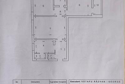Apartament cu 3 camere semidecomandat în Berceni
