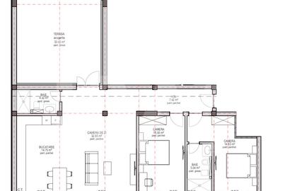Apartament de vanzare in Sibiu - etaj retras 3 camere cu terasa spectaculoasa - 1