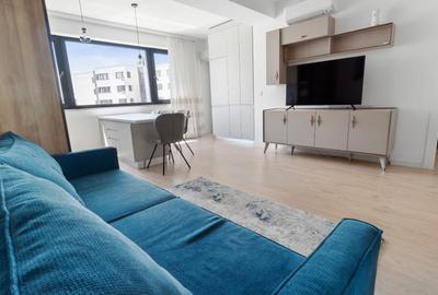 Apartament cu 2 camere semidecomandat, mobilat în Pipera