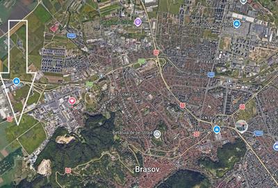 Teren 6.000 mp Brașov | Str. Cucului | Front 36 m | 3 Loturi x 2.000 mp - 2