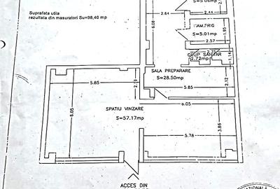 Spatiu comercial modernizat 98mp. 10ml.vitrina, Poarta 6 - 6