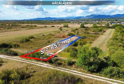 Teren Construcții intravilan de 855 mp, în Săcălășeni