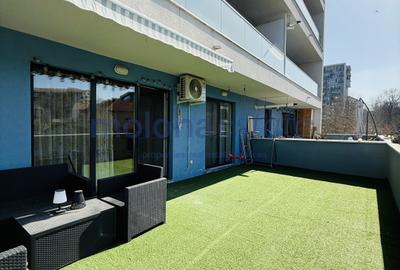 Apartament de închiriat , 2 camere  decomandate, 53 mp + terasă de 35 mp - 2