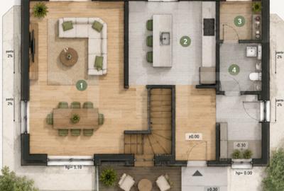 Vile Individuale 4 Camere – Rediu | Complex Privat | La 5 Minute de Copou - 1