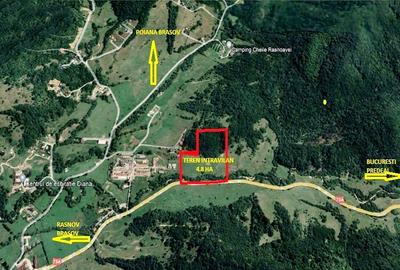 Teren superb intravilan cu PUZ  zona Rasnov Cheile Rasnoavei - 1
