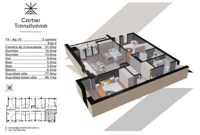 TRANSILVANIA RESIDENCE- CARTIER TRANSILVANIA, APARTAMENT 3 CAMERE - 16