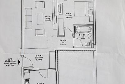 Ap 2 camere + boxa, 70mp, complex residential Ghica Plaza - 8