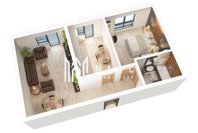 Apartament nou 2 camere Sibiu | 56 mp | Comision 0 - 4