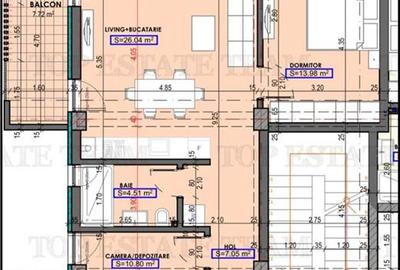 Apartament 3 camere in proiect nou - Bratianu Constanta - 6