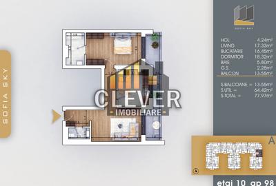 Apartament cu 2 camere semidecomandat în Theodor Pallady