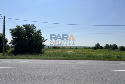 Teren 9969 mp, situat la E85, între două intrări pe autostrada A7 - 2