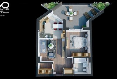 AP. 2 CAMERE | TERASĂ | 3 VARIANTE | SHOPPING CITY SIBIU | Evolution Apartments - 11
